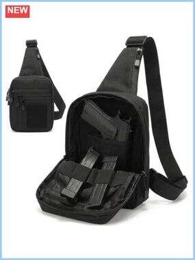 Tactical Quick-Draw Sling Bag Oxford Crossbody EDC Bag